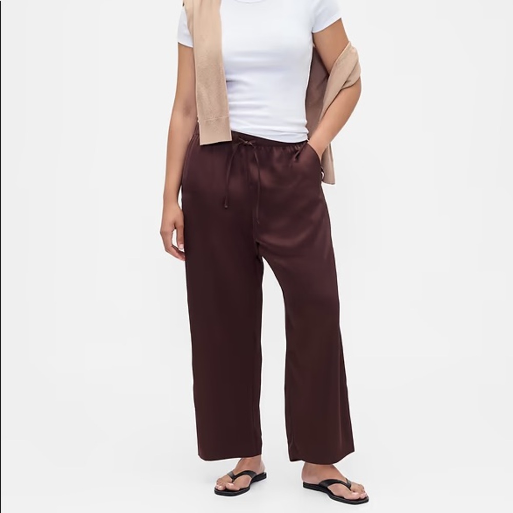 Gap Satin Track Pants